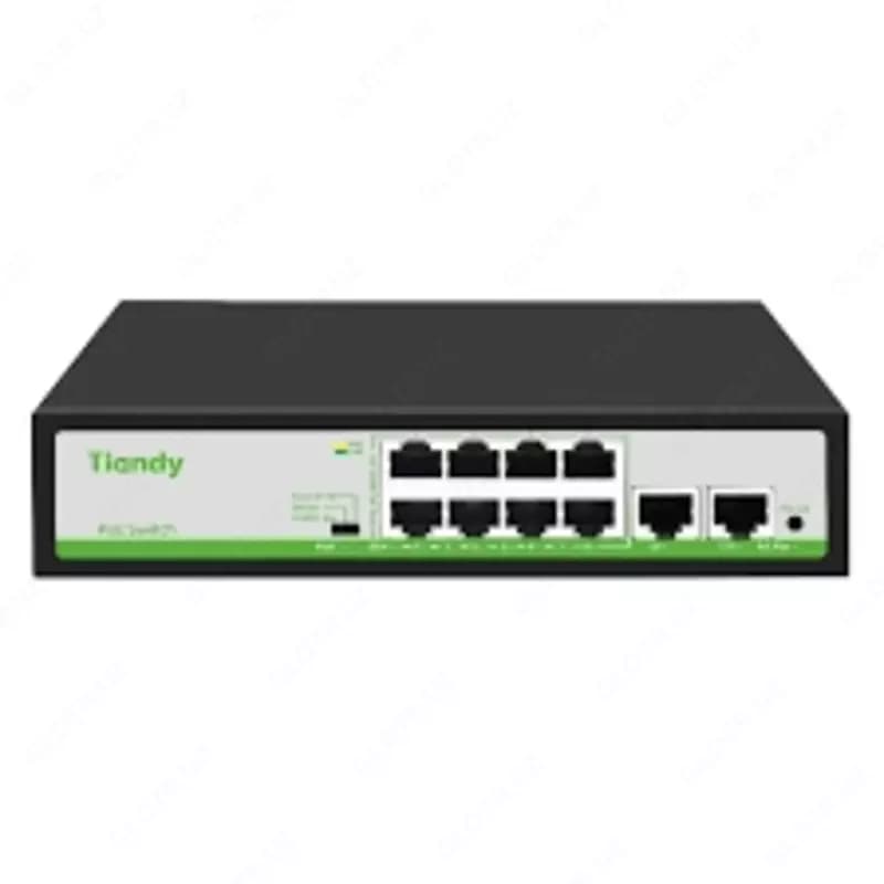 Неуправляемый РоЕ коммутатор, 10 портов. Tiandy. TC-P3S010 Spec:F/0820/AT/90 — 2