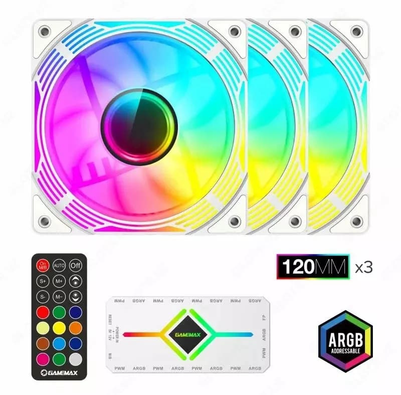 Корпусный кулер GameMax KF300 WH — 5