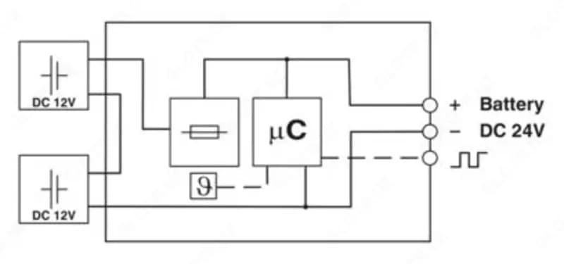 UPS-BAT/VRLA-WTR/24DC/26AH — Аккумуляторный модуль — 2