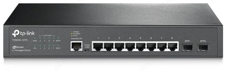 Коммутатор TP-LINK JetStream T2500G-10TS(TL-SG3210) — 2