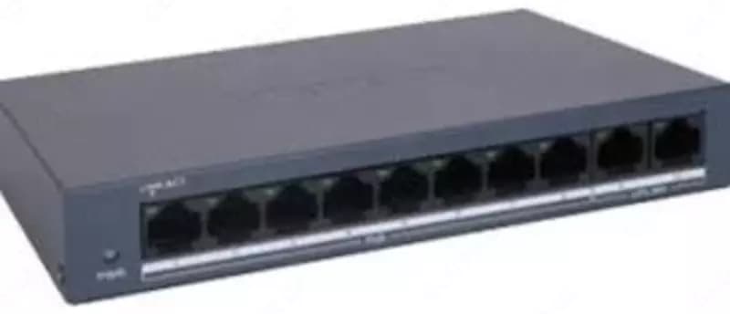 Коммутатор 8 + 2 - L2. портовый неуправляемый POE DS-3E0110MP-E/M — 4