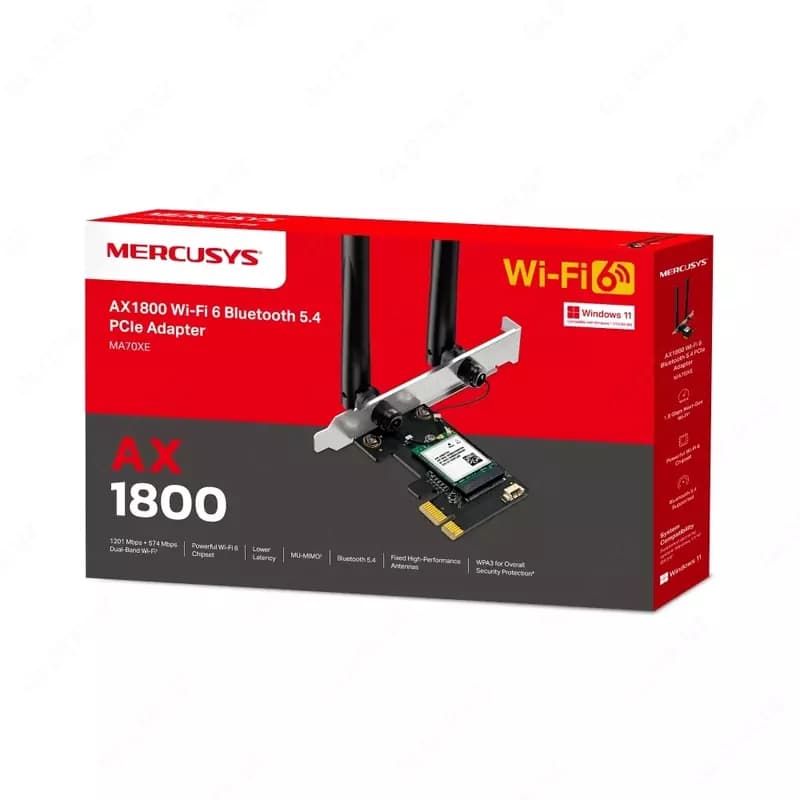 Wi-Fi адаптер + Bluetooth Mercusys MA70XE — 3