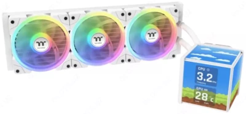 Система охлаждения Thermaltake MINECUBE 360 Ultra White — 1