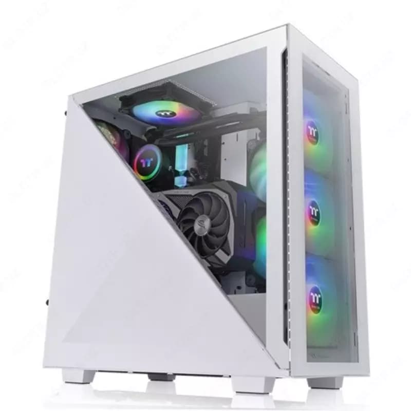 Компьютерный корпус Thermaltake Divider 300 TG Snow ARGB (CA-1S2-00M6WN-01). — 1