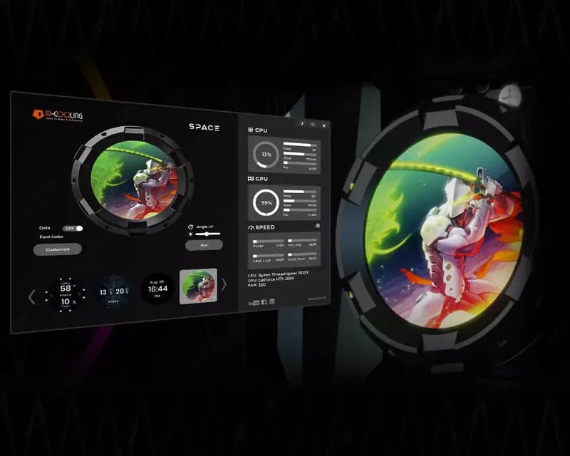 Система водяного охлаждения ID Cooling SL360 — 5