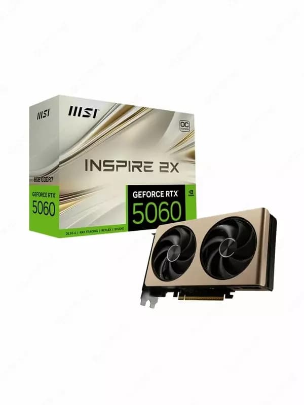 Видеокарта MSI GeForce RTX 5060 8G INSPIRE 2X OC — 1