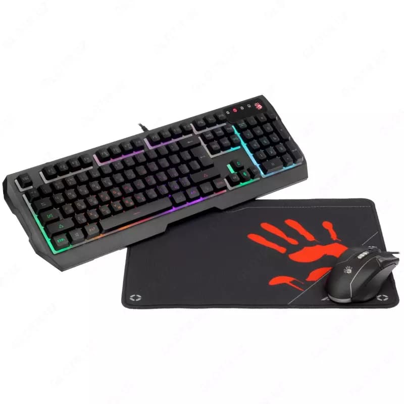 Игровая клавиатура и мышь Bloody B1700 — 1