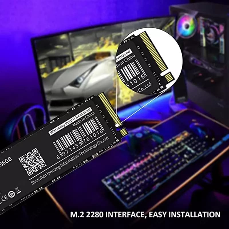Твердотельный накопитель Fanxiang 256GB NVMe SSD 3D NAND1.3 PCIe Gen3x4 M.2 — 2