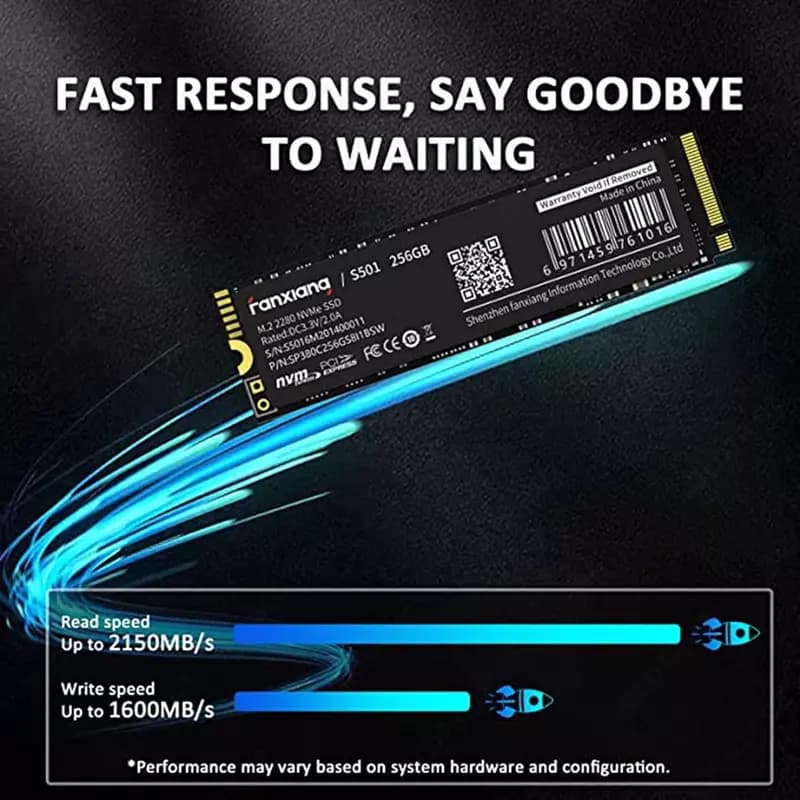 Твердотельный накопитель Fanxiang 256GB NVMe SSD 3D NAND1.3 PCIe Gen3x4 M.2 — 4