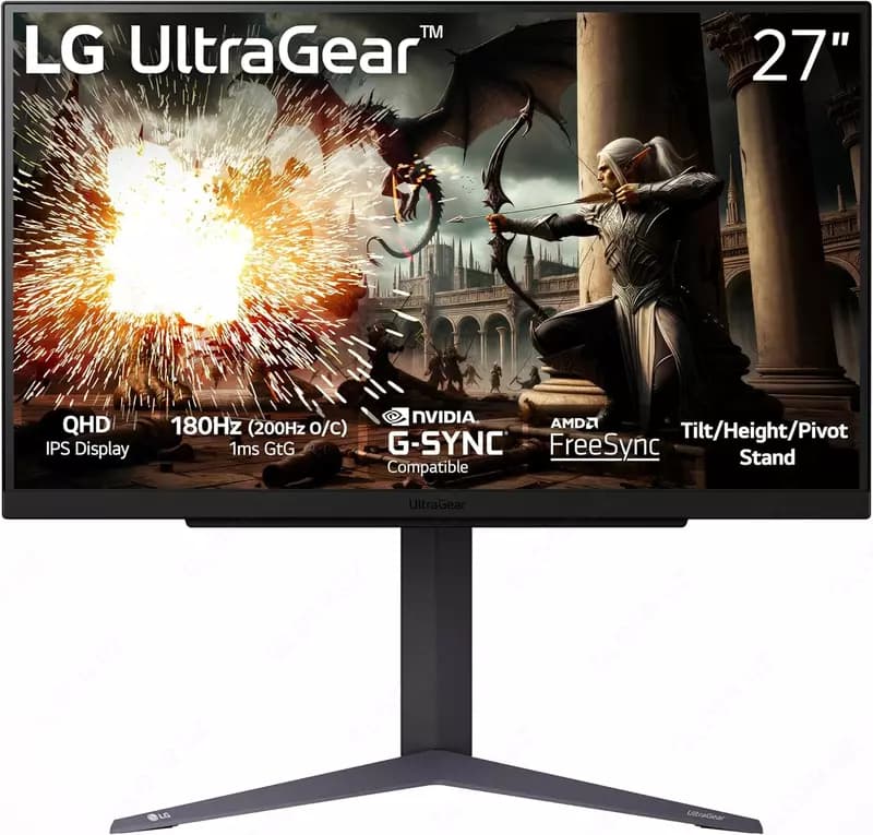 Монитор LG | UltraGear | 27GS75Q-B | Flat | 200Hz | 27” — 1