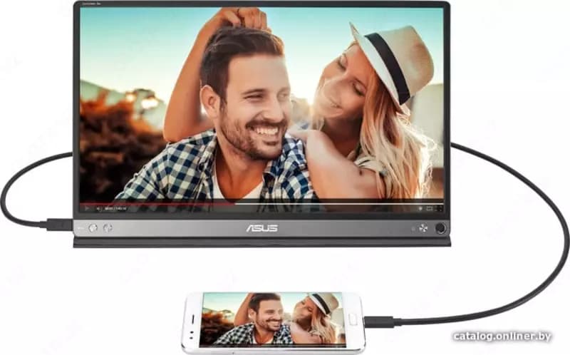 Монитор ”ASUS” Portable MB16AP 90LM0381-B02170, 15.6″, Full HD, IPS, 60Гц, USB-C (Арт. - 11270) — 4