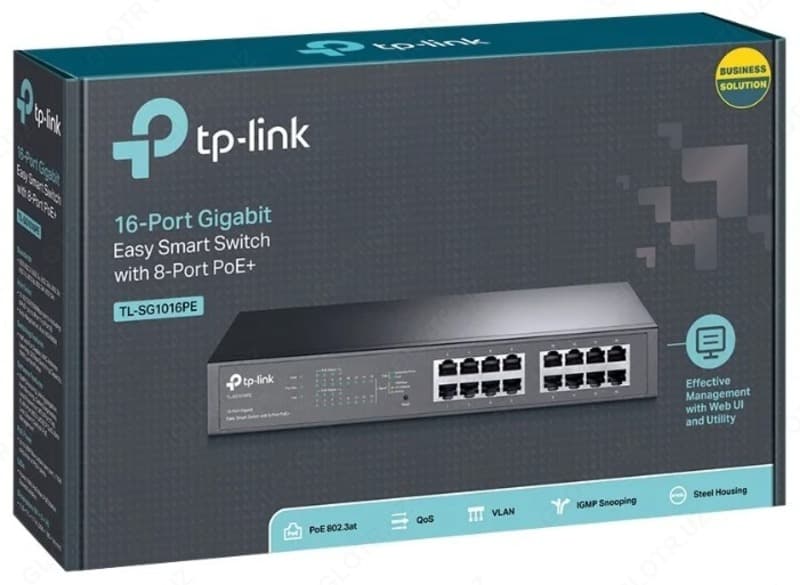 Коммутатор TP-LINK TL-SG1016PE — 4