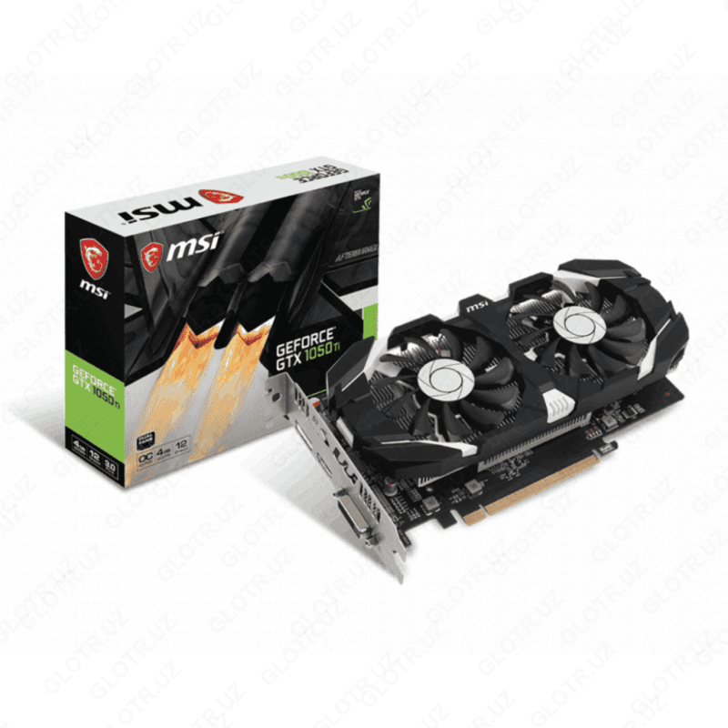 MSI - 4GB GeForce GTX1050Ti 4GT OCV1 DDR5 128bit — 1