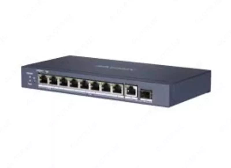 Коммутатор неуправляемый 10-портовый гигабитный PoE DS-3E0510HP-E — 2
