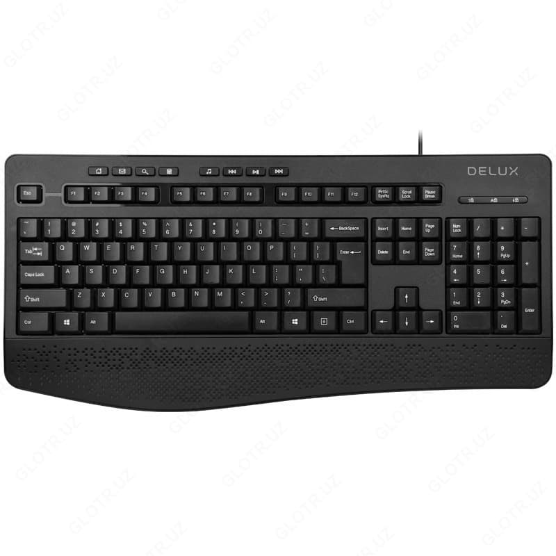 Клавиатура Delux DLK-6060UB Black — 2