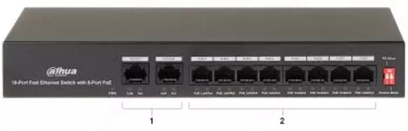 Коммутатор Dahua DH-CS4006-4ET2GT-36 — 3