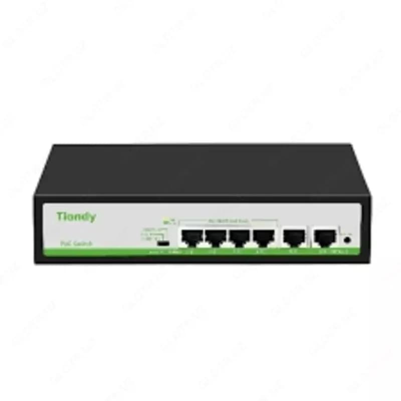 Неуправляемый РоЕ коммутатор 6 портов Tiandy. TC-P3S06 Spec:F/0420/AT/55 — 4