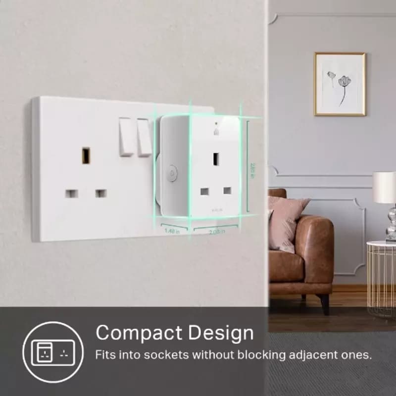 Умная розетка TP-LINK KP105 Kasa Smart Wi-Fi Plug Slim — 5