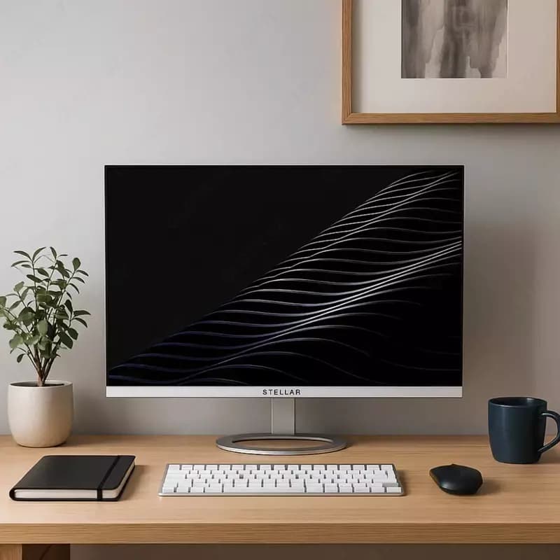 Моноблок AIO PC ”STELLAR” ST‑200, JW H610, IPS, 23.8”, Full HD, 8ГБ, SSD 512 ГБ (Арт. - 27333) White — 4