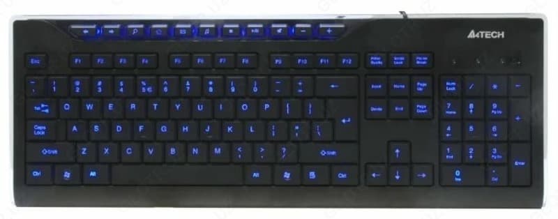 Клавиатура A4Tech KD-800L Black USB — 1