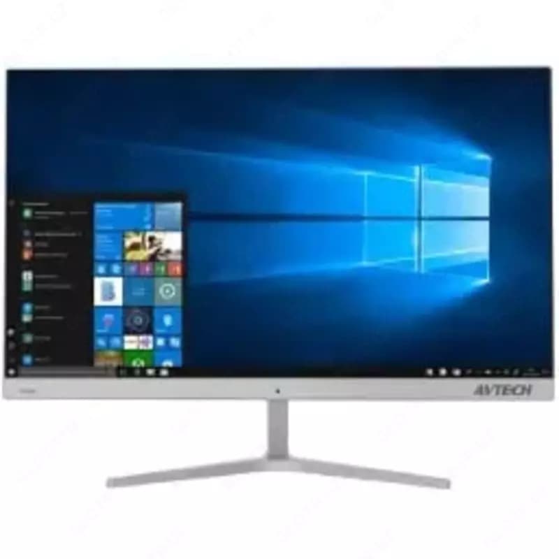 Моноблок ”AVTECH” HKC JW H610, IPS, 23.8”, Full HD, Intel P Gold G6400, 8GB, SSD256ГБ, 100Гц (Арт. - 27232) Silver White — 1