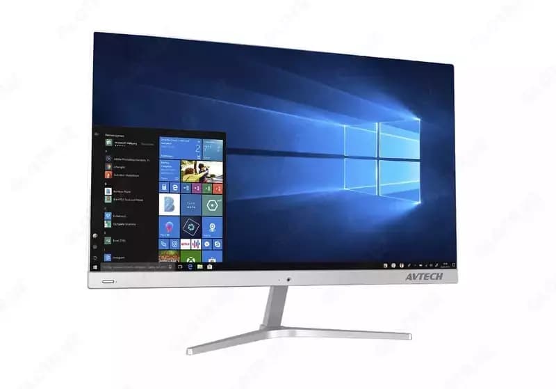 Моноблок ”AVTECH” HKC JW H610, IPS, 23.8”, Full HD, Intel P Gold G6400, 8GB, SSD256ГБ, 100Гц (Арт. - 27232) Silver White — 2
