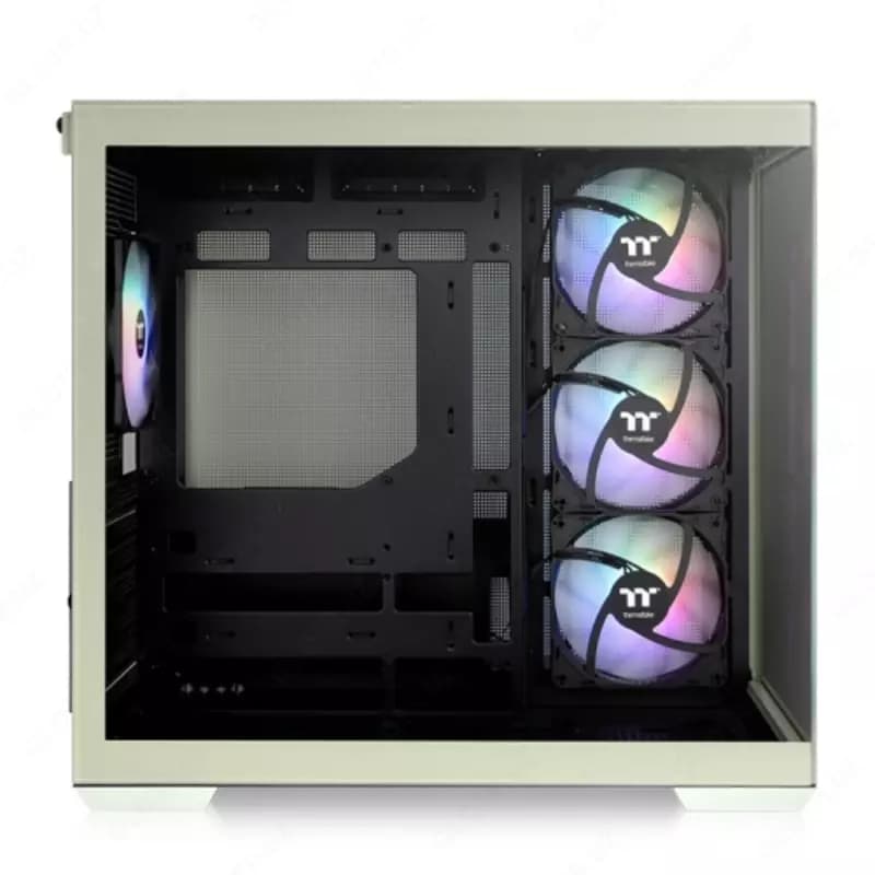 Компьютерный корпус Thermaltake View 380 TG ARGB Matcha Green (CA-1Z2-00MEWN-00). — 3