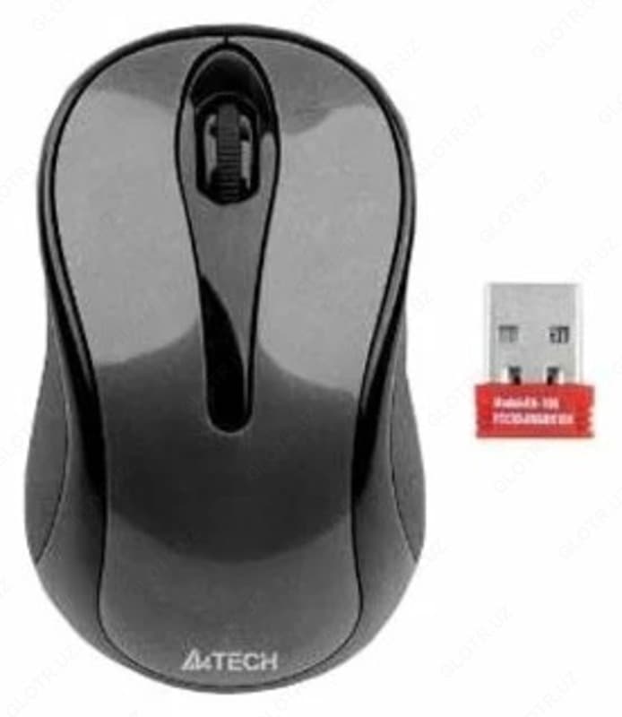 Беспроводная мышь A4Tech G3-200N Grey-Black USB — 1