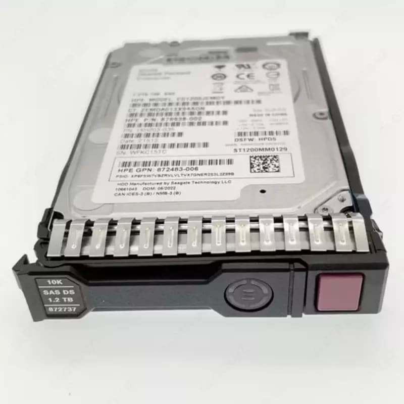 Жесткий диск (серверный) ”HPE” 1.2TB 10K SAS SFF HDD (Арт. - 872479-B21) — 2