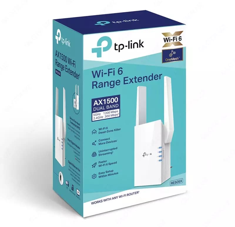 Wi-Fi усилитель сигнала (репитер) TP-LINK RE505X 300M Multi-function Wireless — 4
