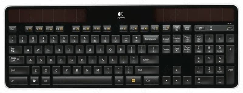 Клавиатура Logitech Wireless Solar Keyboard K750 Black USB — 2