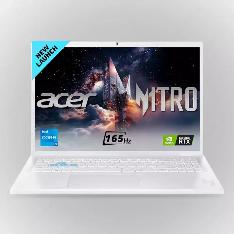 Ноутбук ACER NITRO LITE NL16-71G-55JR I5-13420H 16GB 512GB 6GB RTX3050 16.0" WUXGA IPS 165Hz W11 PEARL WHITE — 1