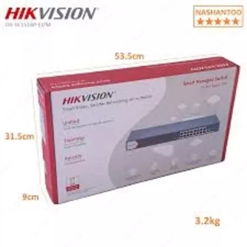 Коммутатор 16-портовый гигабитный интеллектуальный POE DS-3E1518P-EI/M — 6
