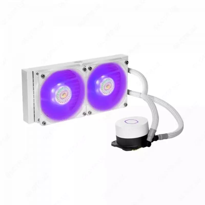 Система охлаждения CoolerMaster ML240L V2 RGB White Edition. — 1