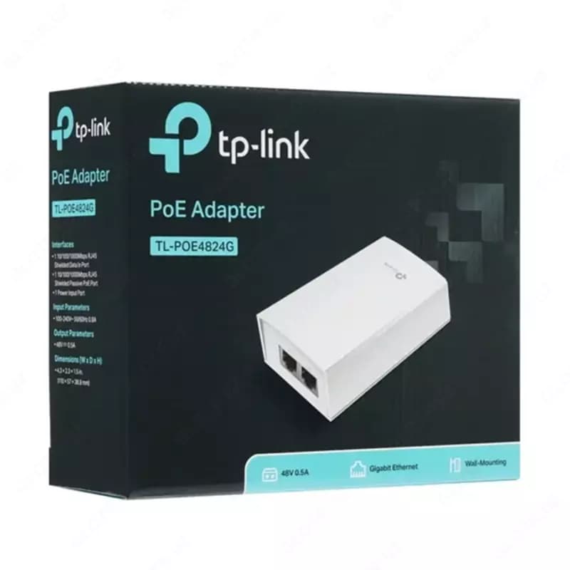Инжектор TP-Link TL-POE4824G 48V Passive PoE — 5