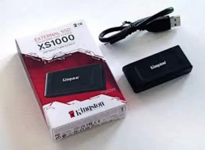 Внешний жесткий диск EXT SSD M2 1Tb Kingston XS1000 (Portable) — 4