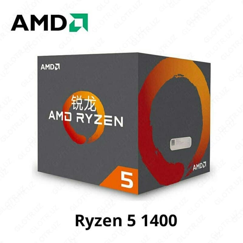 AMD Ryzen™ 5 1400 - 3.2 GHz, 4 core/8 threads, 2+8Mb, 65W, no GPU, AM4 (YD1400BBM4KAE), oem — 2