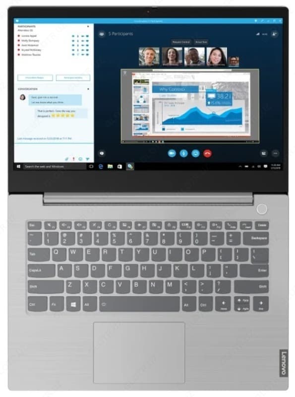 Ноутбук Lenovo ThinkBook 14IIL (Intel Core i7 1065G7 1300MHz/14”/1920x1080/16GB/512GB SSD/DVD нет/Intel Iris Plus Graphics/Wi-Fi/Bluetooth/W... — 2
