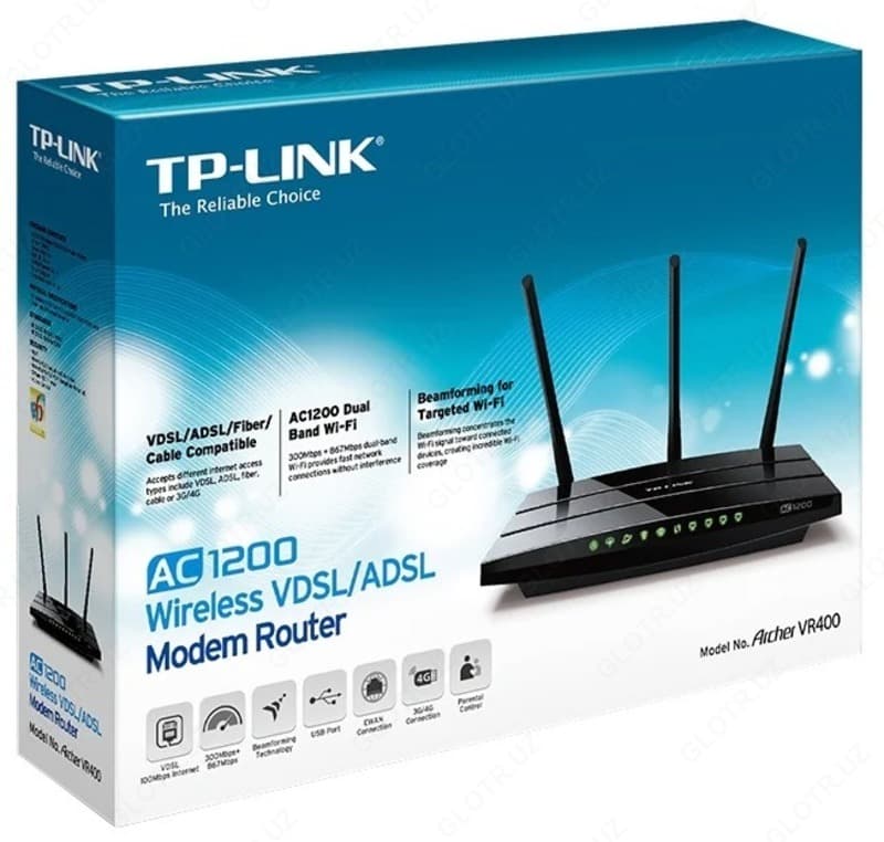 Wi-Fi роутер TP-LINK Archer VR400 — 5