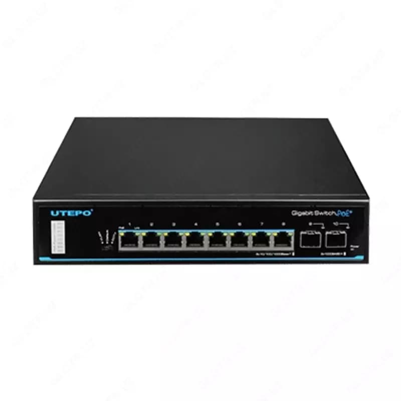 UTP3-GSW0802S-POE неуправляемый, гигабитный 8 портовый POE коммутатор — 1