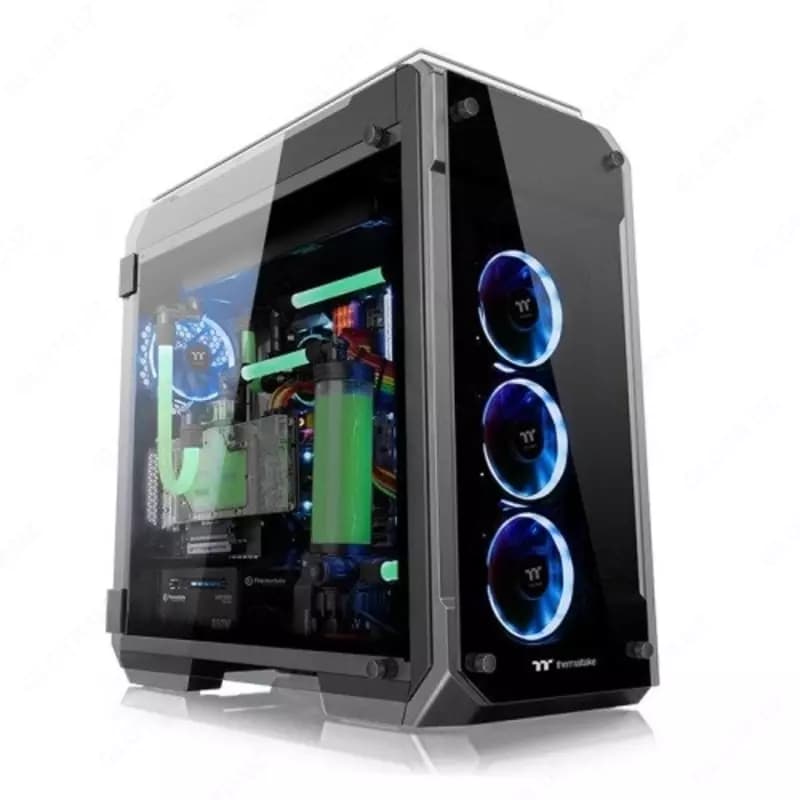Компьютерный корпус Thermaltake View 71TG Black (CA-1I7-00F1WN-00). — 1
