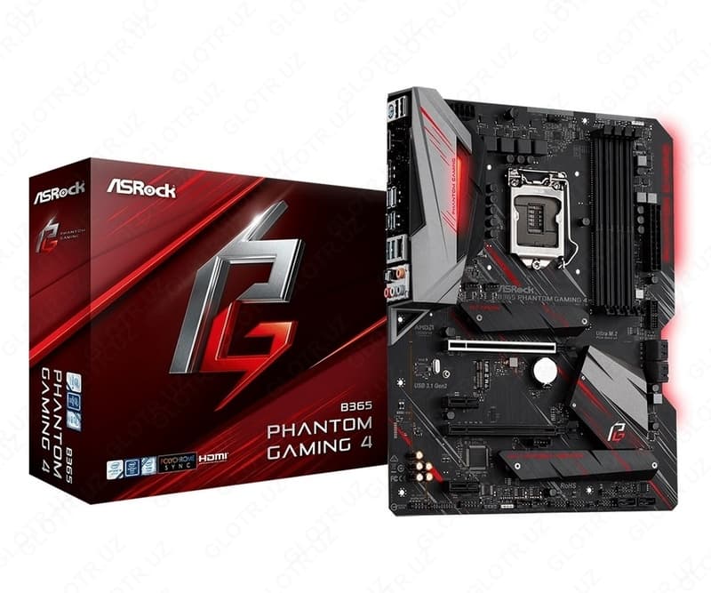 MB Asrock B460 Phantom Gaming 4 DDR4 — 2