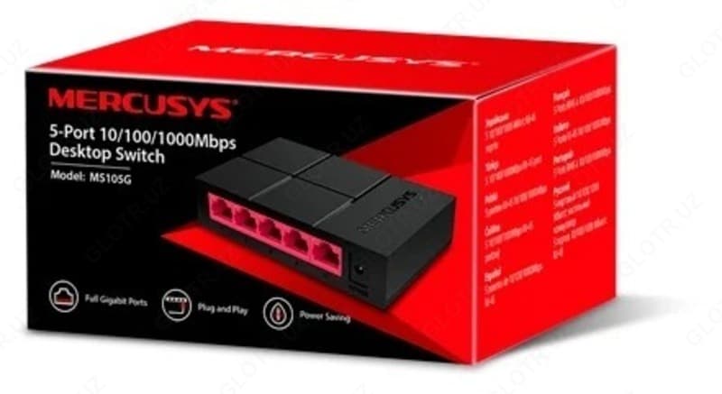Коммутатор Mercusys MS105G — 4
