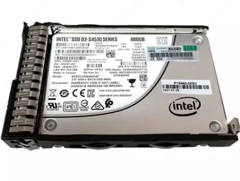 Твердотелый накопитель HPE 1.92TB SATA RI SFF SC MV SSD — 1
