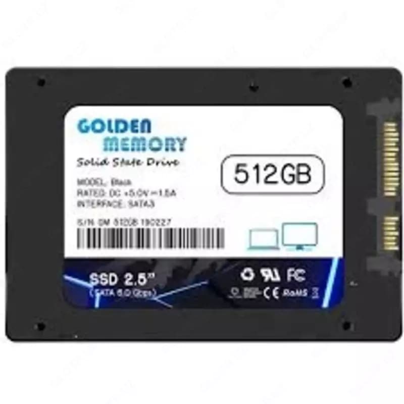 SSD GoldenMemory 512 SATA III — 2