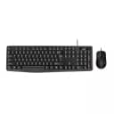 Проводная клавиатура+мышь Genius KM-170, Black