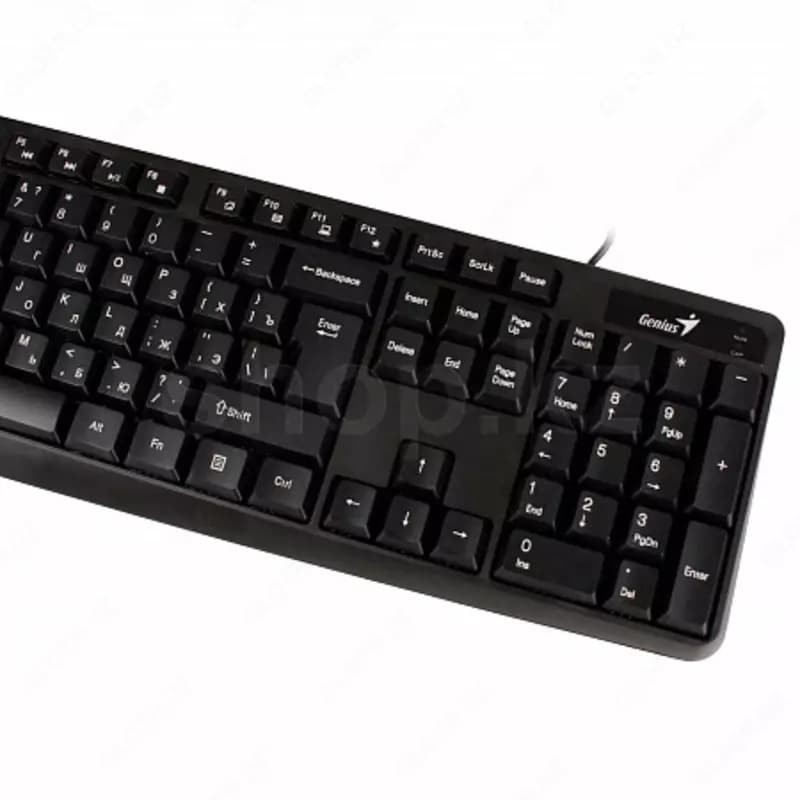 Проводная клавиатура+мышь Genius KM-170, Black — 4