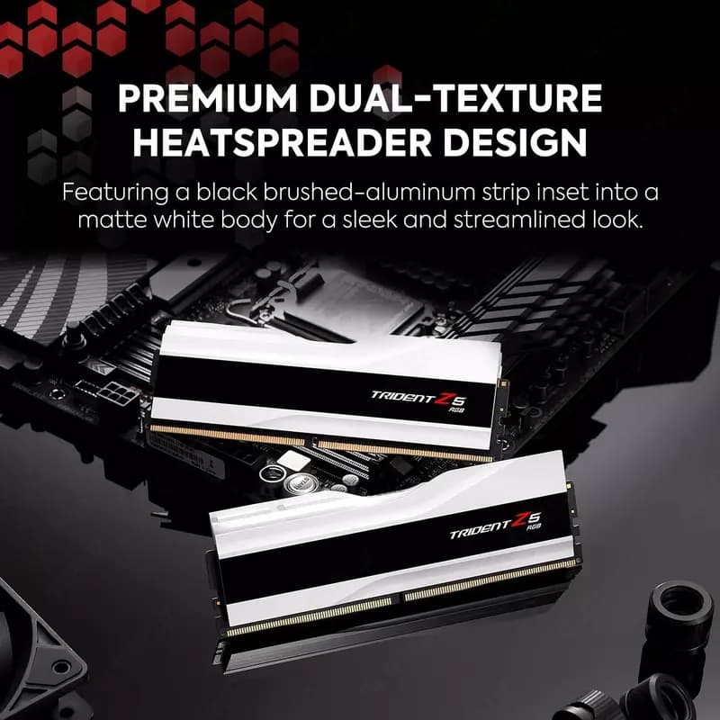 Оперативная память G.Skill Trident Z5 RGB 32GB White DDR5 (2*16GB 6400MHz CL32 Intel XMP) — 3