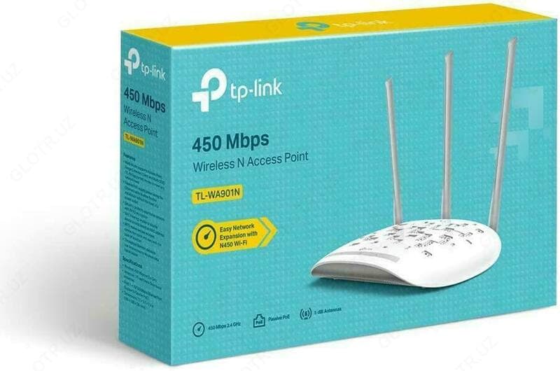 Беспроводная точка доступа TP-Link TL-WA901ND V4.0 серии N, 450 Мбит / с — 4