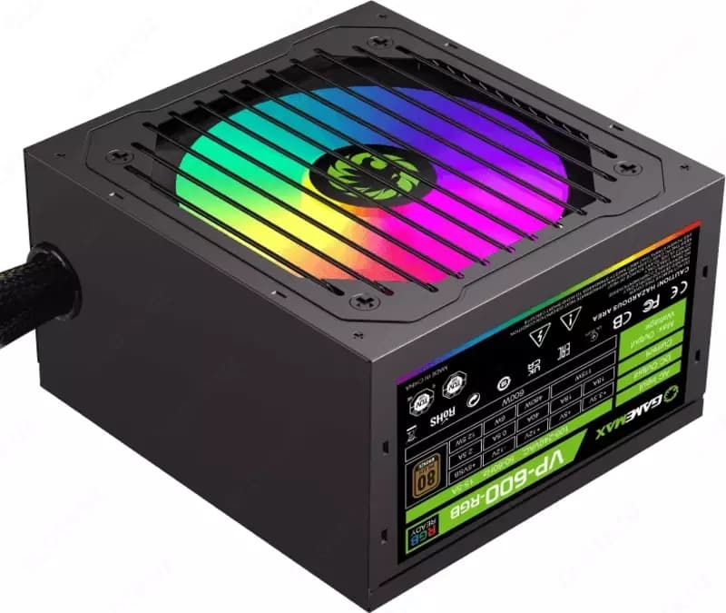 Блок питания GameMax ATX 600W VP-600-RGB — 1